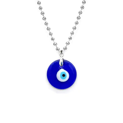 Evil Eye Pendant Necklace - Turkish Glass