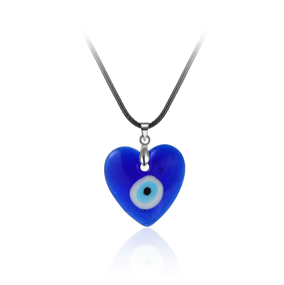 Evil Eye Pendant Necklace - Turkish Glass