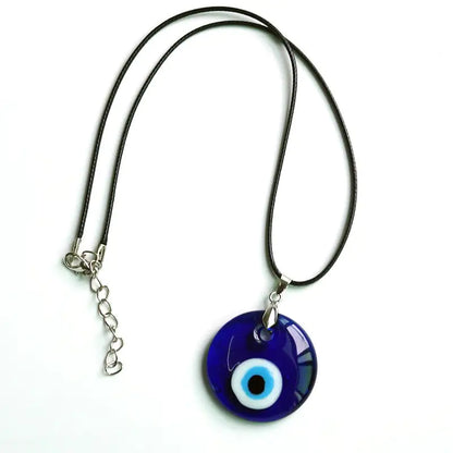 Evil Eye Pendant Necklace - Turkish Glass