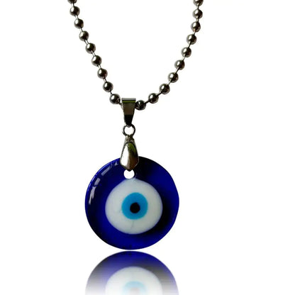 Evil Eye Pendant Necklace - Turkish Glass