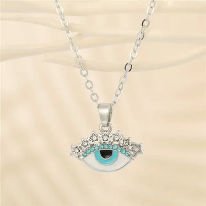 Crystal Evil Eye Necklace