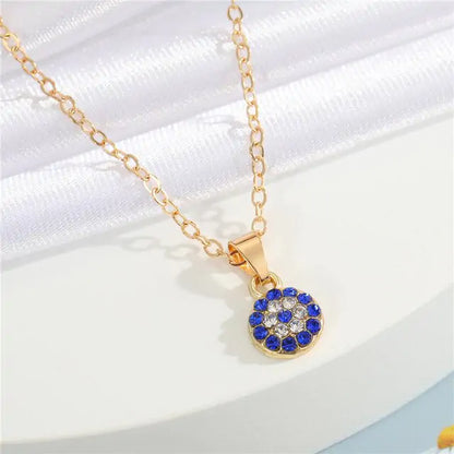 Crystal Evil Eye Necklace