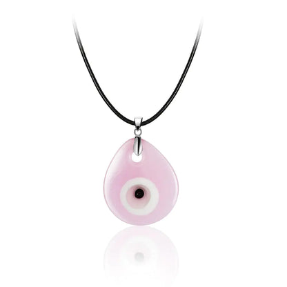 Evil Eye Pendant Necklace - Turkish Glass