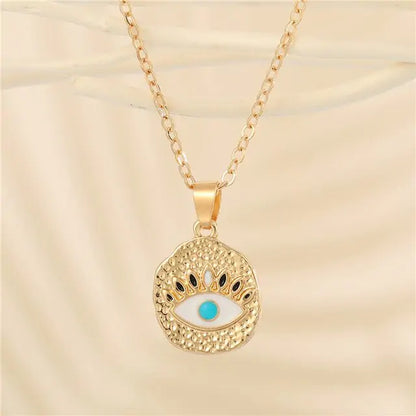 Crystal Evil Eye Necklace