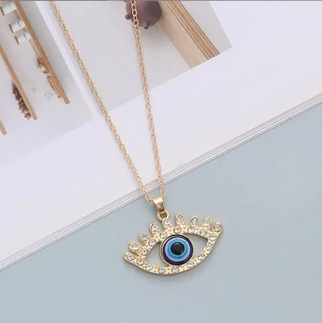 Blue Evil Eye Necklace