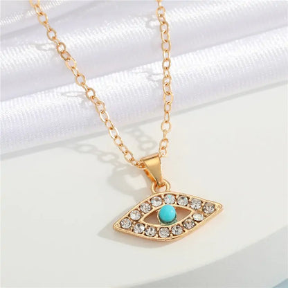 Crystal Evil Eye Necklace